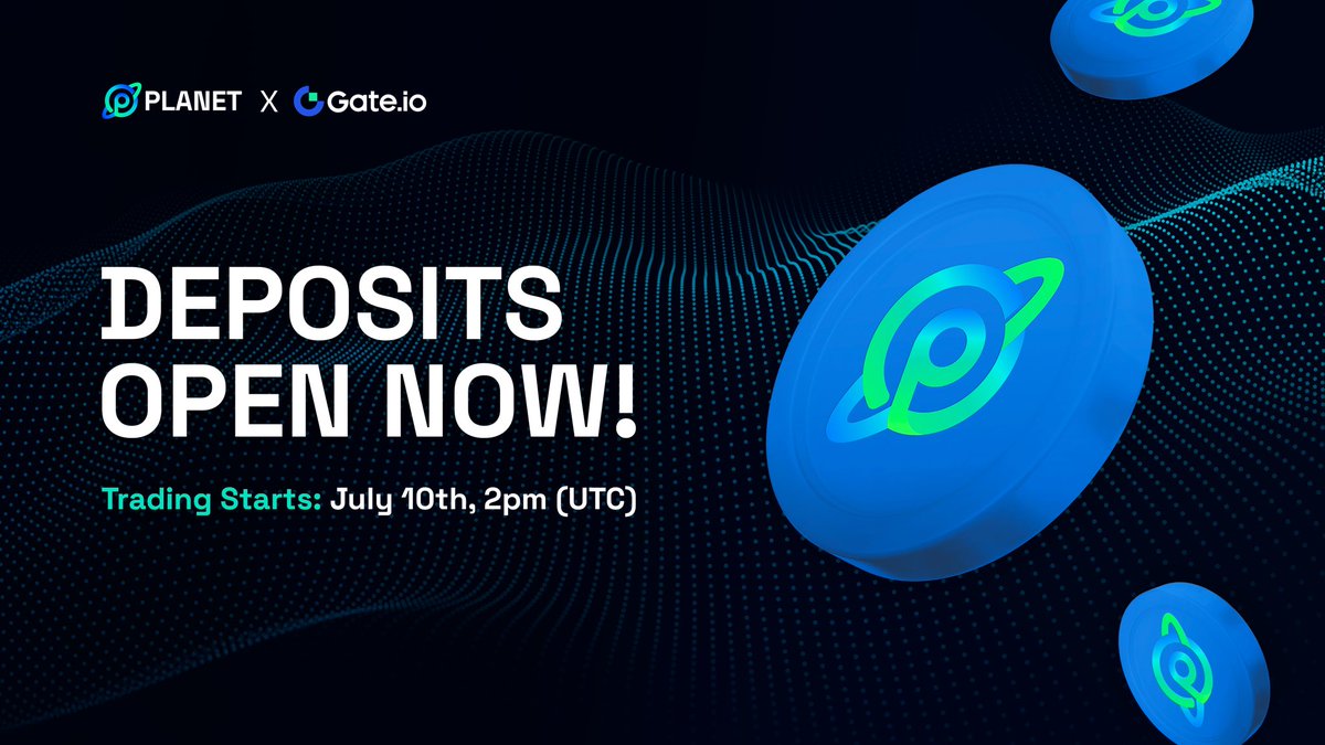 📣 $PLANET going live on @gate_io 🚀 #JoinThePlanet