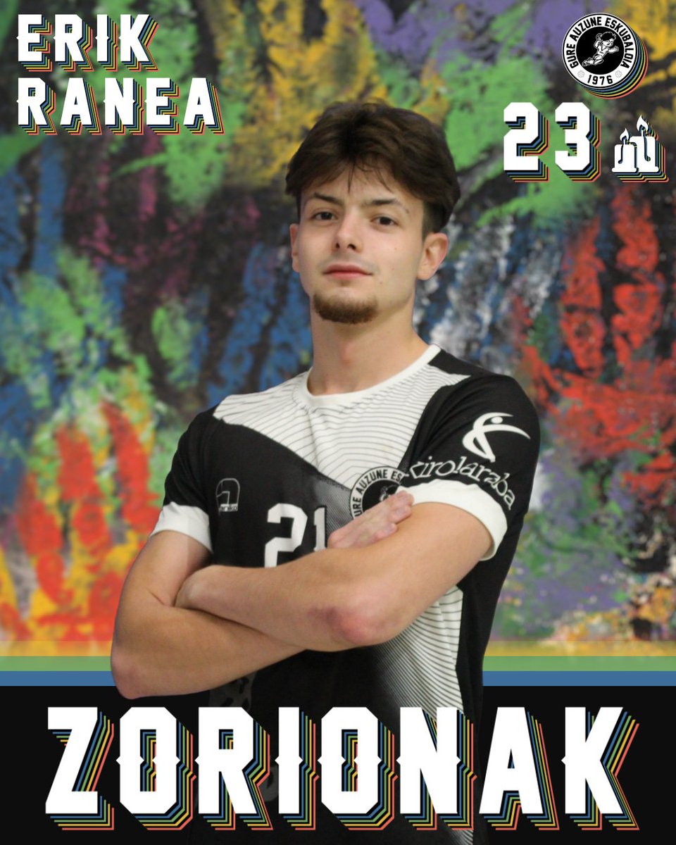 BalonmanoGure's tweet photo. Hoy celebramos el cumple de nuestro jugador del IPARCOM GURE AUZUNE, Erik Ranea, que cumple 23 años.
ZORIONAK ERIK! 
.
#gugaragure #somosequipodebarrio #balonmanoalavés #balonmano #aupagure #handball #eskubaloia #vamosgure #iparcom #bkconsulting #kirolaraba #garalbidebar https://t.co/S87TClHRYQ