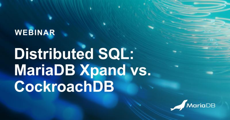 mariadb's tweet image. Another day, another battle. 💥  

This time, it’s between #MariaDB 🤜 #CockroachDB.  

Step inside the ring: bit.ly/3PdyegF   

Who will win the #DistributedSQL fight?