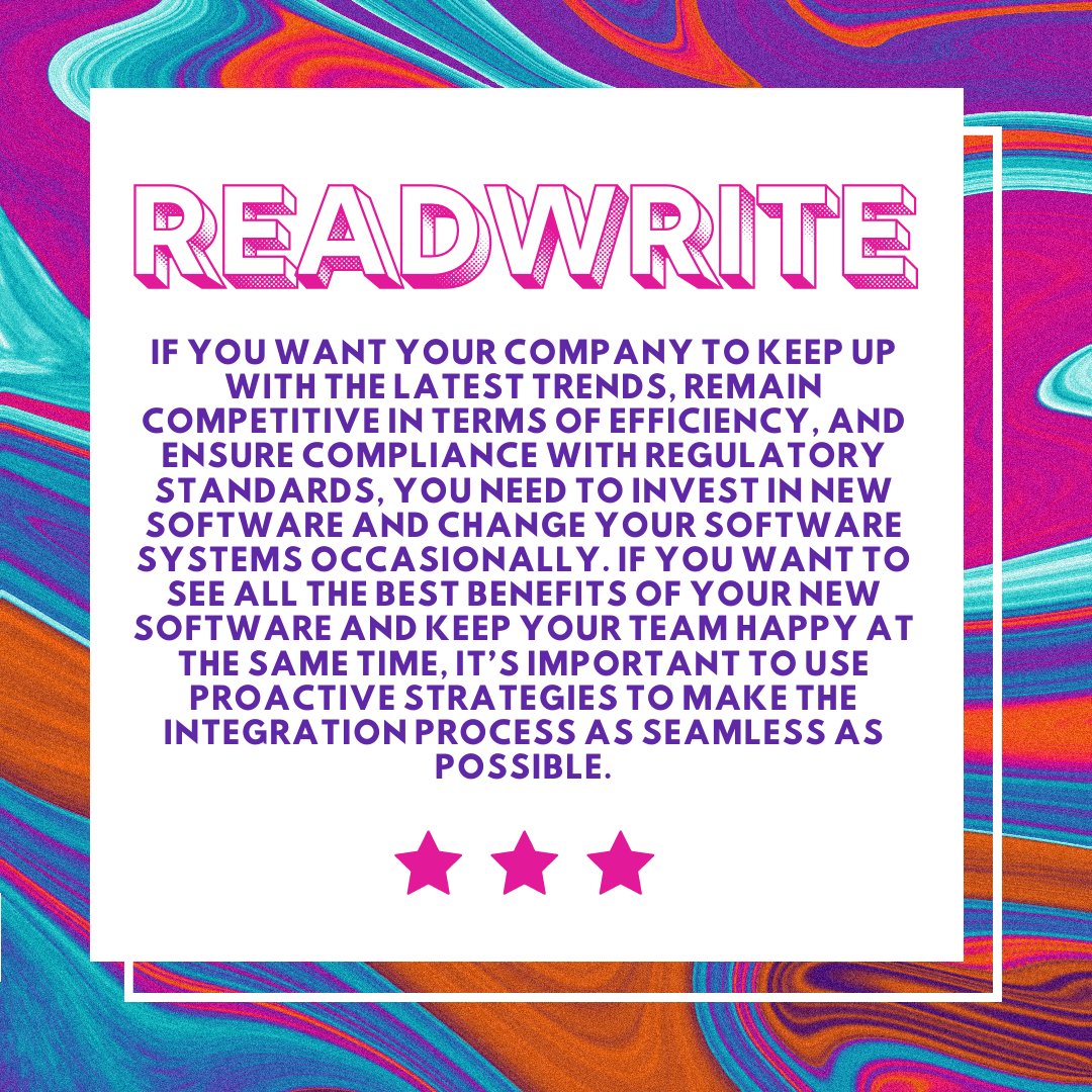 RWW's tweet image. Invest in new software #readwrite #tech #business