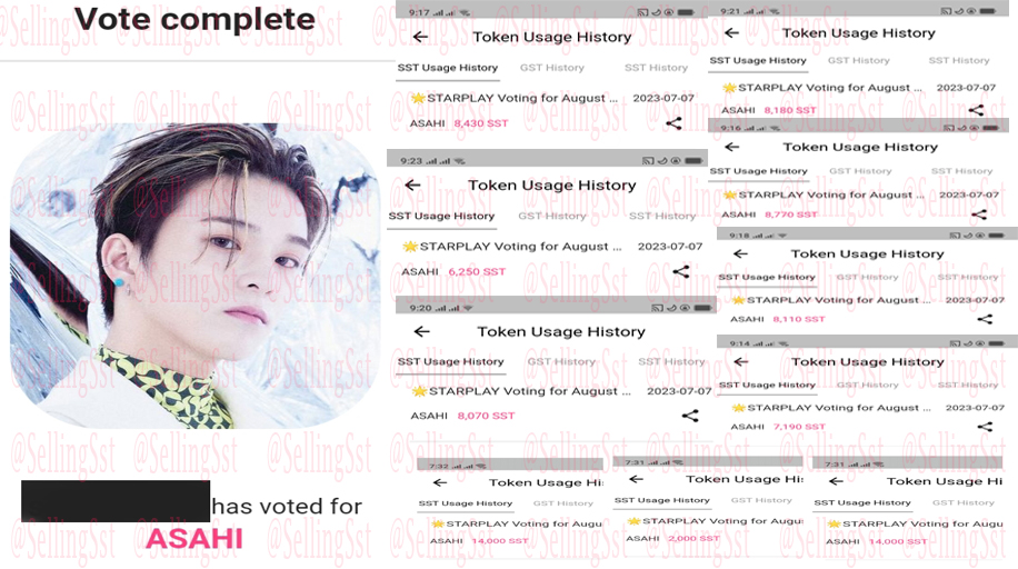 SellingSst's tweet photo. 🌸80k SST (Starplay) sold🌸

Voted to @treasuremembers
#ASAHI  on 🎂 STARPLAY VOTING for AUGUST Birthday , Thank you for your purchase @AsahiVotes #proof_sellingSST https://t.co/RC6TRe3RPr
