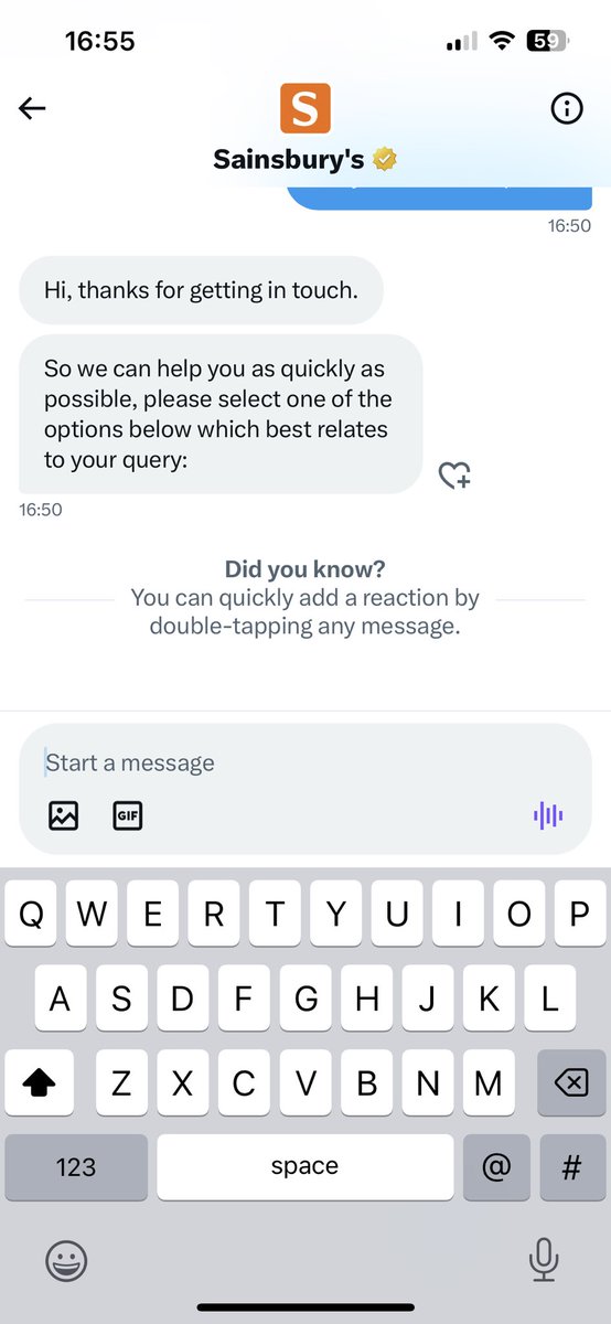 embracetherath's tweet photo. @sainsburys Well this is dumb. Trying to get help and I’ve been given an impossible task instead. Would be nice if I could actually see which options I’m supposed to be choosing from. https://t.co/hKsdvwMLJb