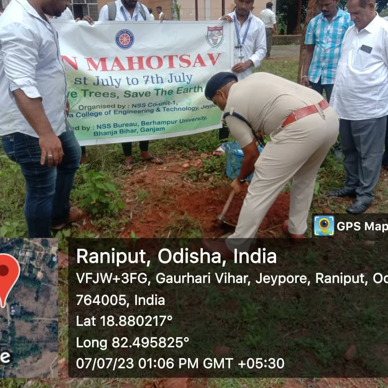 GkcetNss's tweet photo. Observation of VAN MAHOTSAV by NSS Wing, GKCET Jeypore, Koraput, Odisha
#VanMahotsavWeek
#VanaMahotasav
#nss
@YASMinistry @ianuragthakur @_NSSIndia @NssrdD @NssBureau @nssbbsr https://t.co/0WFAdTufDC