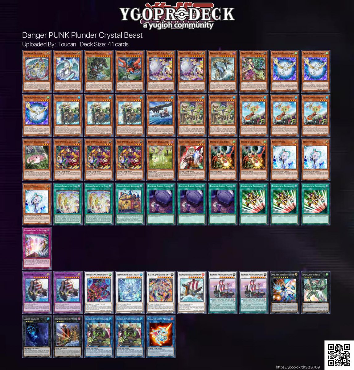 Yu-Gi-Oh! Deck of the Week - Danger! PUNK Plunder Crystal Beast  https://t.co/yTqmHwJIVN  1,439  0 #yugioh #yugiohtcg