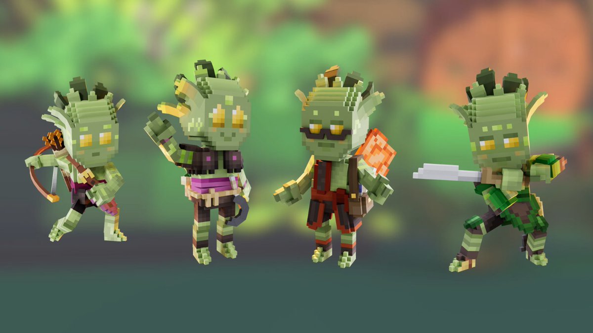elements_tsb's tweet photo. In the mesmerizing world of #ElementsGame, you may stumble upon the whimsical Pixies.
These tiny dwellers will guide you through the lush jungle! 🌿
But will all creatures greet you with open arms?
#VoxelArt #Gaming #BlockchainGaming
@TheSandboxGame https://t.co/6Aw6ohzuUK