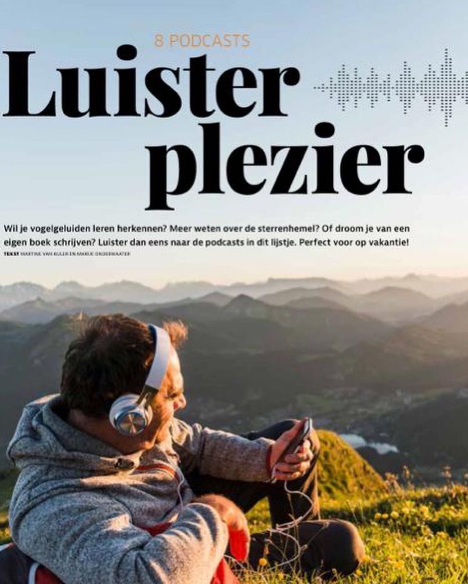 Mijn podcast staat in de #kampeerkampioen! Zij kunnen het weten: luister die podcast tijdens de vakantie! 🙏