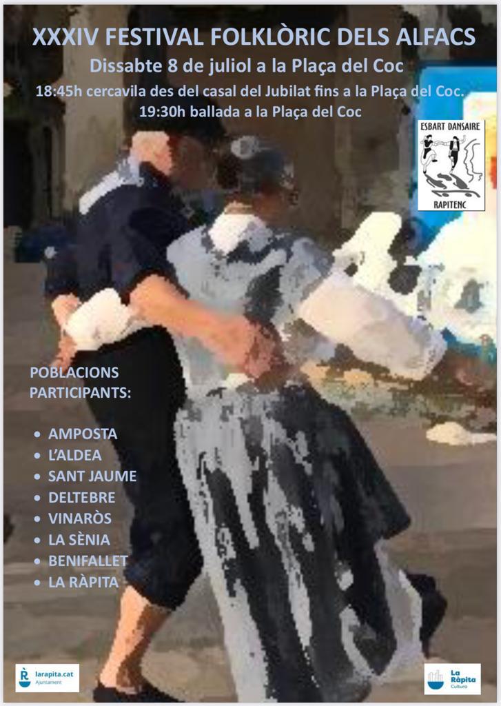 Paracota1's tweet photo. Demà ballarem a la Ràpita dins del Festival Folklòric que ha organitzat l'Esbart Dansaire Rapitenc. Vos hi esperem. #músicaidansatradicional #jota https://t.co/ya7RqrYIxA