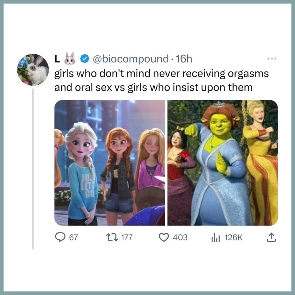 ask_aubry's tweet photo. Imagine with your whole chest telling the world you're bad at sex like this. 😒 https://t.co/pcEC5Ql4Z8