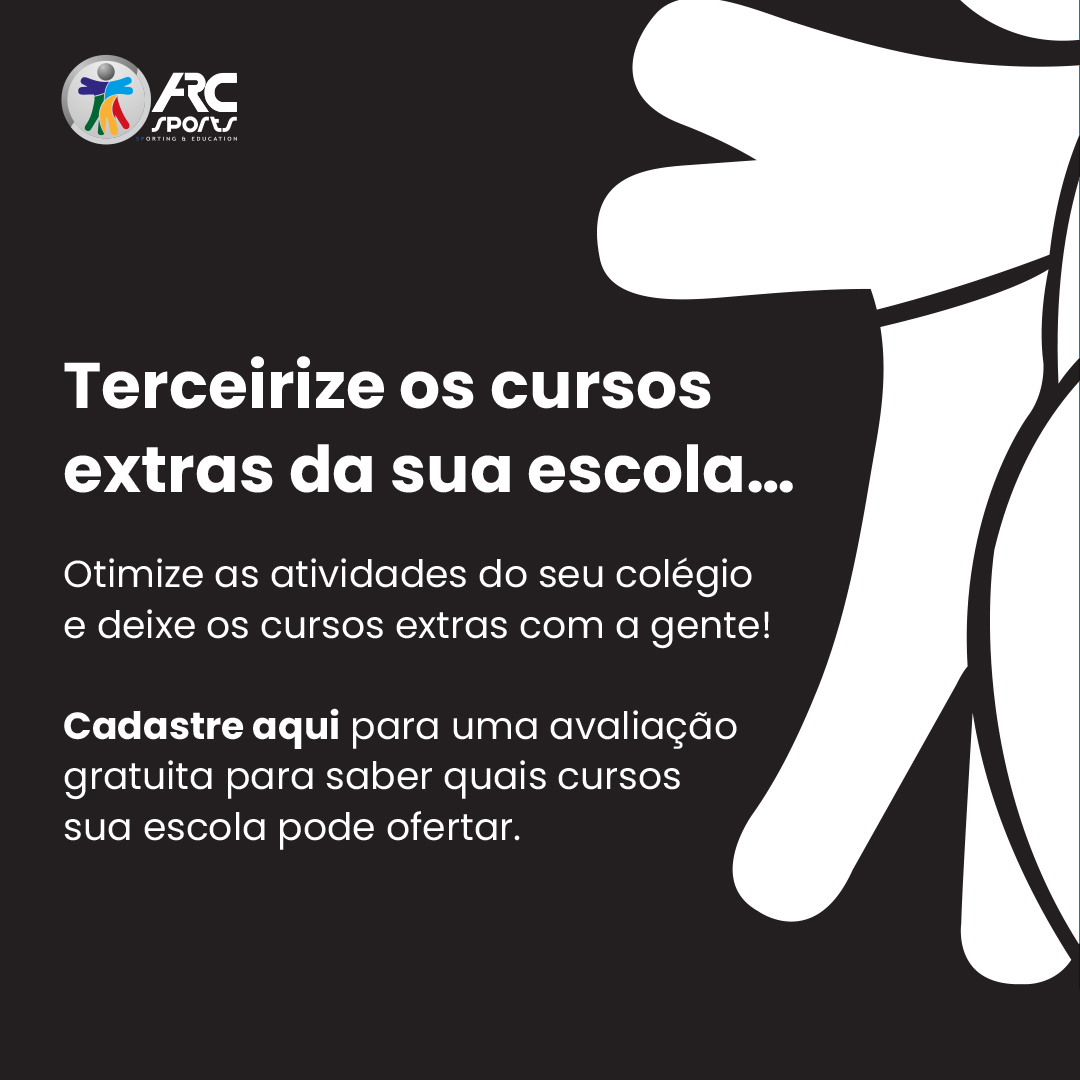 arc_sports's tweet photo. Otimize as atividades do seu colégio e deixe os cursos extras com a gente!

Cadastre aqui para uma avaliação gratuita para saber quais cursos sua escola pode ofertar.

#ARCSPORTS #AssessoriaEsportiva #EscolaDeEsportes #EducaçãoEsportiva https://t.co/wjmMsq8l59