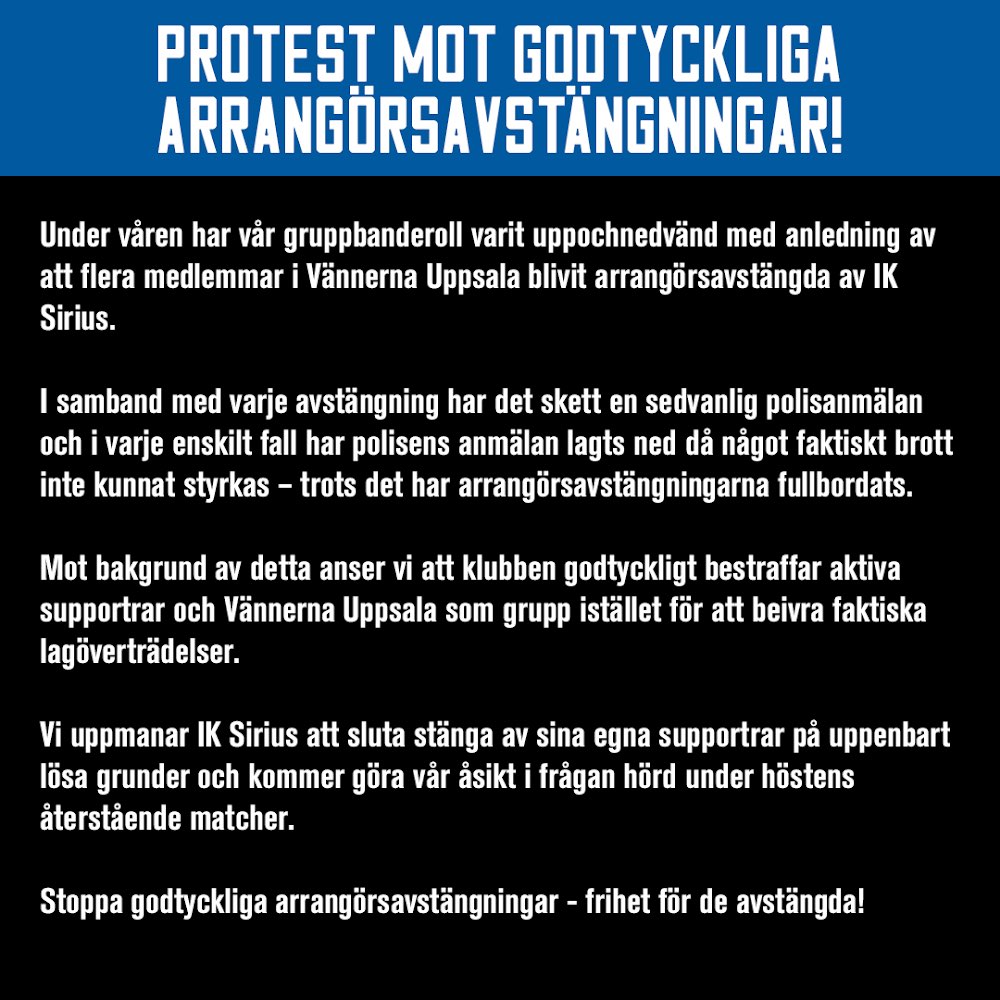 Vännerna Uppsala tweet media