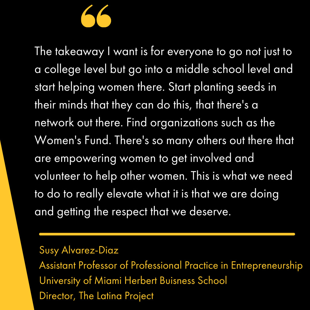 WomensFundMiami's tweet photo. Here are the Key Takeaways from our July Impact Collaborative, Degrees to Dollars: Turning Education to Equity. If you were unable to attend, check out the full replay here: https://t.co/gs63btMNK9

@latinaspower
@_howwomenlead
@latinegra
@MiamiHerbert https://t.co/BA47NI1dn4
