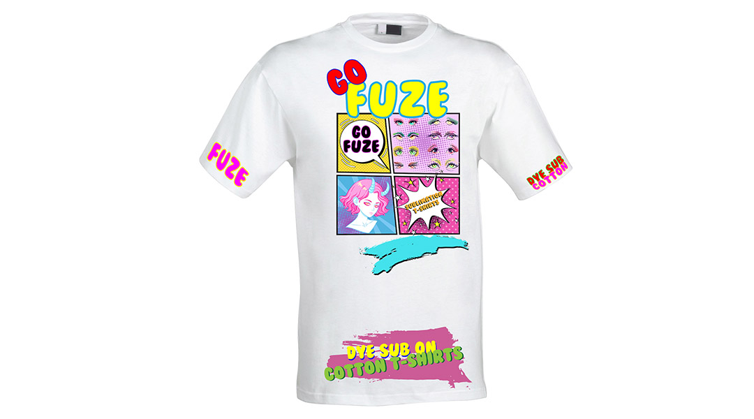 GOGraphicsOne's tweet photo. We're thrilled to announce the launch of GO Fuze Cotton Sublimation T-shirts, taking sublimation to a whole new level! Unleash your creativity with vibrant, durable designs on comfortable cotton fabric. https://t.co/epdRytJJEd #GOFuze #graphicsone #GO https://t.co/t6LloZgKbD