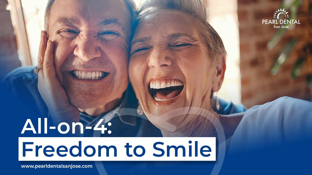 PearlDental5's tweet image. Regain the freedom to smile with All-on-4 Dental Implants. This innovative solution provides a secure, comfortable, and natural-looking alternative to dentures. Rediscover your love for food, laughter, and life with All-on-4. Call us at (408) 622-8006
#AllOn4 #FreedomToSmile