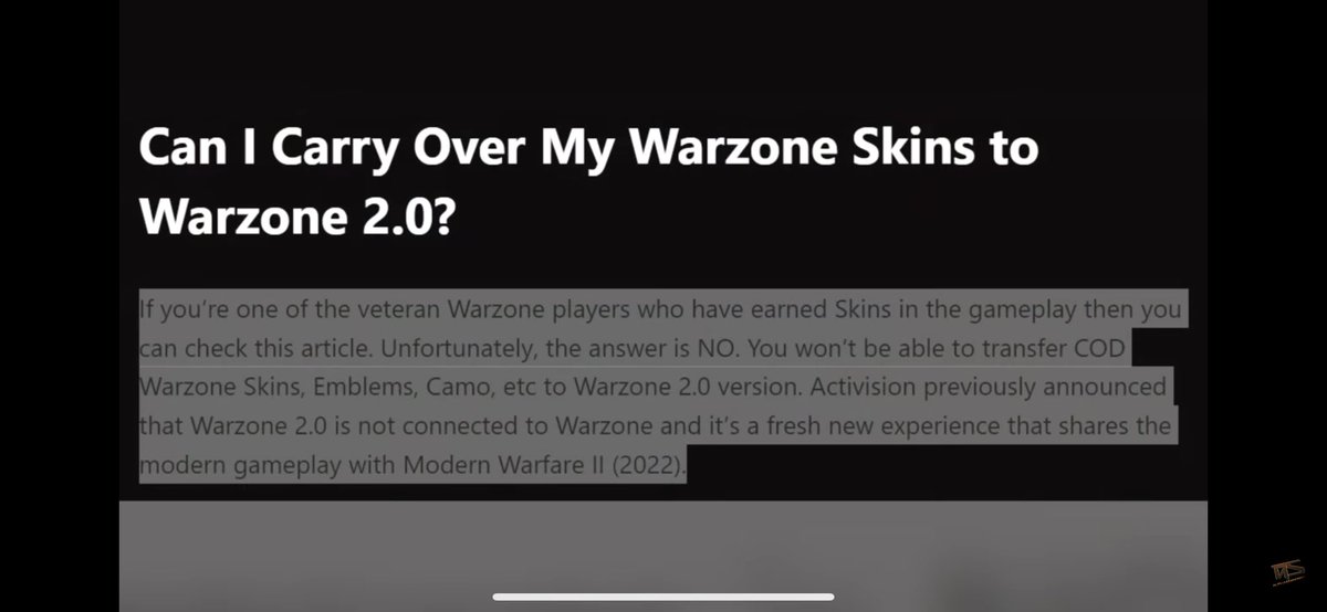 KevinBRodriguez's tweet photo. @FTC i don't understand why guys are permitting things like this? 

@Activision  says that they could bring all the skins for weapons and operator for Warsone 2.0

But you entered to the store and they're selling the same skins from warzone 1 

They're lying in our faces... https://t.co/HB9GKj5s4P