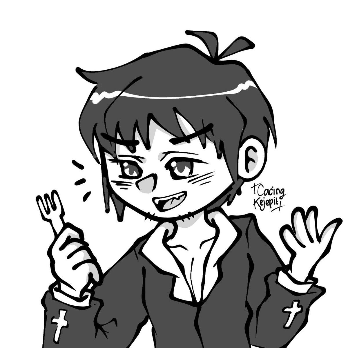 cacingkjpt's tweet photo. 30 minutes doodle of 98 wolfwood

ps : this is no my usual style
#trigun #dudelcing https://t.co/iTmbLJfK2Z