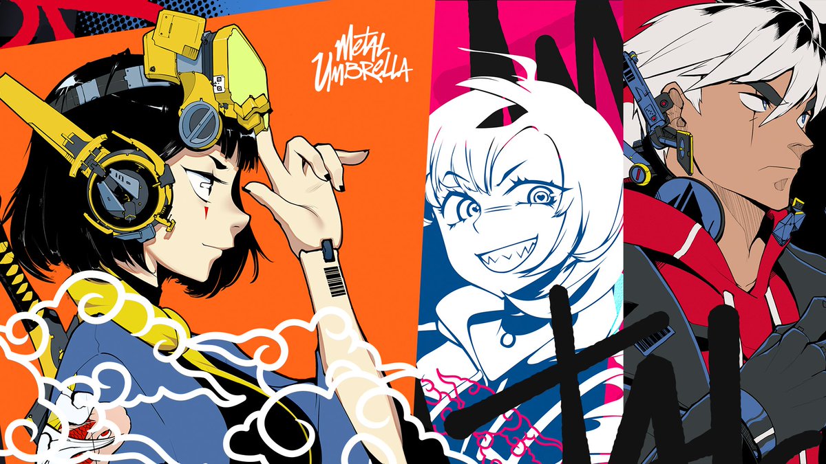 Metal Umbrella "MU" character reveal assets from a few years back