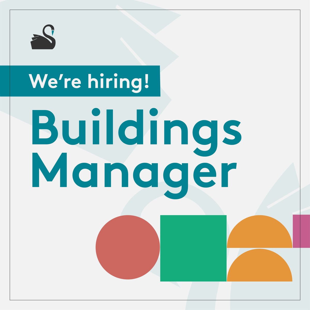 The buildings manager role deadline has been extended to Friday 21 July.

See the website for more details about this amazing opportunity in the heart of Frome: blackswanarts.org.uk/buildings-mana…