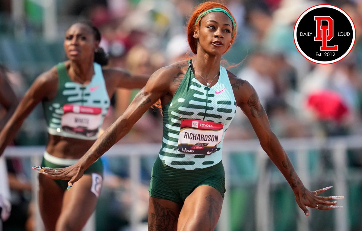 Sha’Carri Richardson ran the fastest women’s 100m time of the year at the U.S. Championships in Eugene, Oregon with a world-leading time of 10.71 seconds 🔥🏆