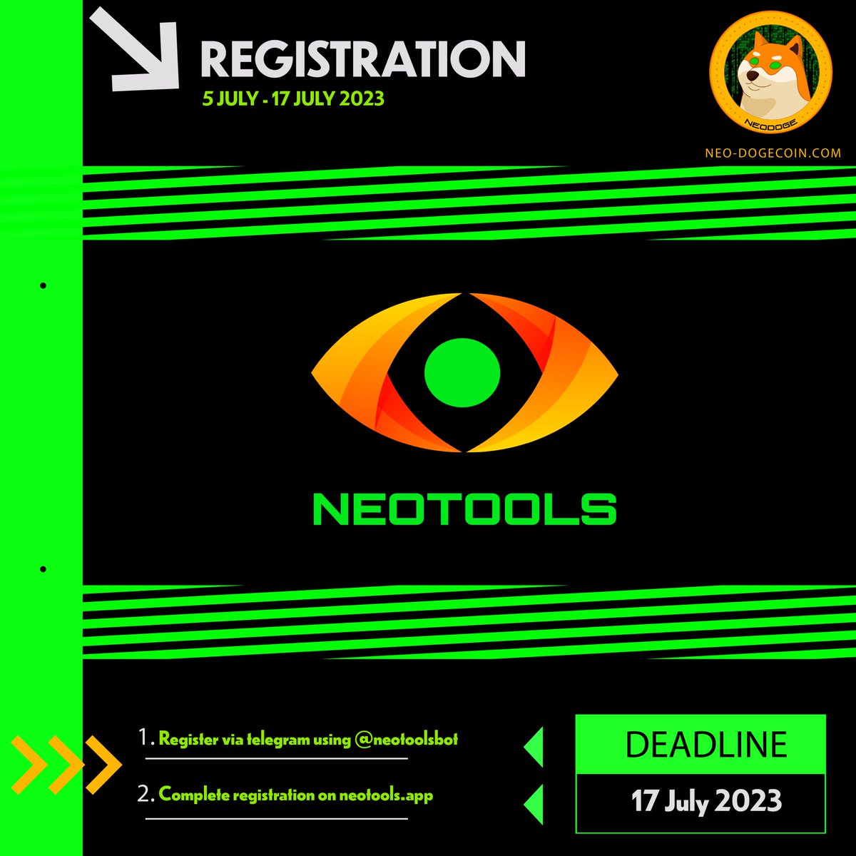NEODOGEOFFICIAL's tweet photo. Check out our medium article about Registration phase of #Neotools platform.

👉https://t.co/gsI7nxoRwH

https://t.co/a0nC31elSx
https://t.co/SgRONBtNgb

#BNB #Binance #BTC #Neotools @CaesarsCalls @realdogen @Cryptic_Maestro https://t.co/UnHglSn6no