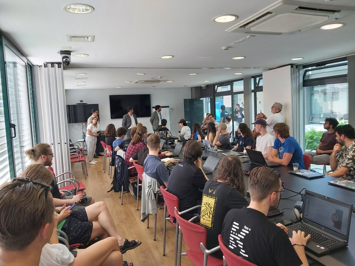 enisa_eu's tweet photo. Kick off of the final #TeamEurope bootcamp in Lisbon 🇵🇹. 

Last stop before the team flies to San Diego 🇺🇸 to participate at the 2nd International #Cybersecurity   Challenge final.

https://t.co/5SQ7rs4CEl #IC32023 #ENISA https://t.co/W7D93VdflN