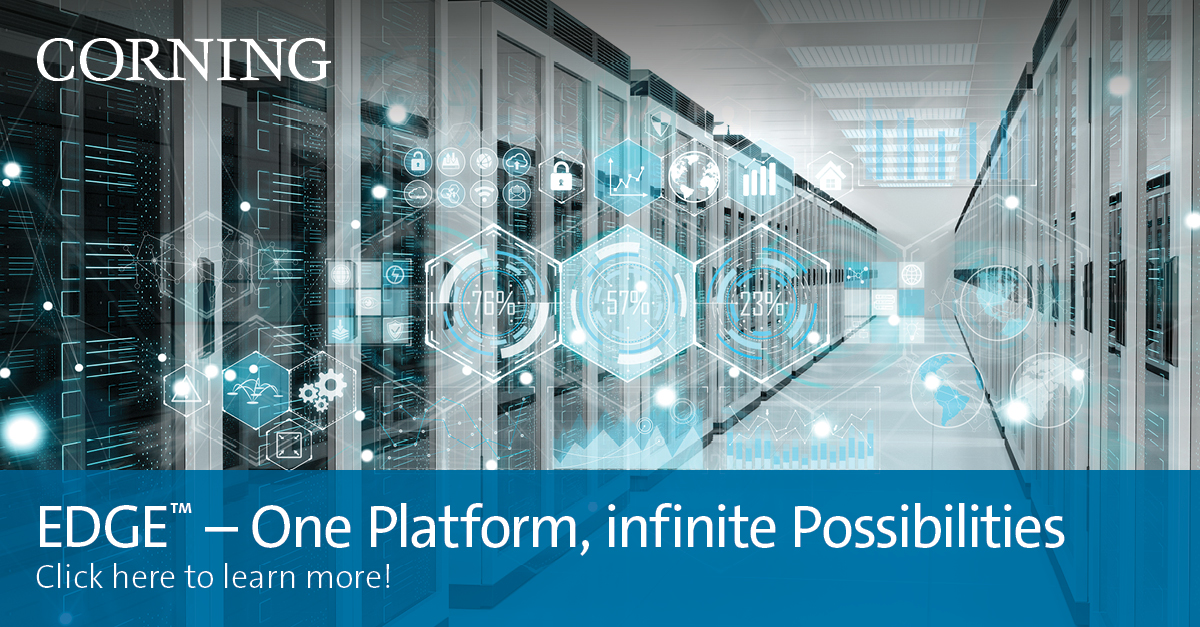 CorningOpComm's tweet image. Join the growing number of data centers benefiting from Corning's proven EDGE™ platform. EDGE simplifies network deployment and ensures long-lasting reliability. ms.spr.ly/6016gUsju #EDGEsolutions #datacenters #networkreliability