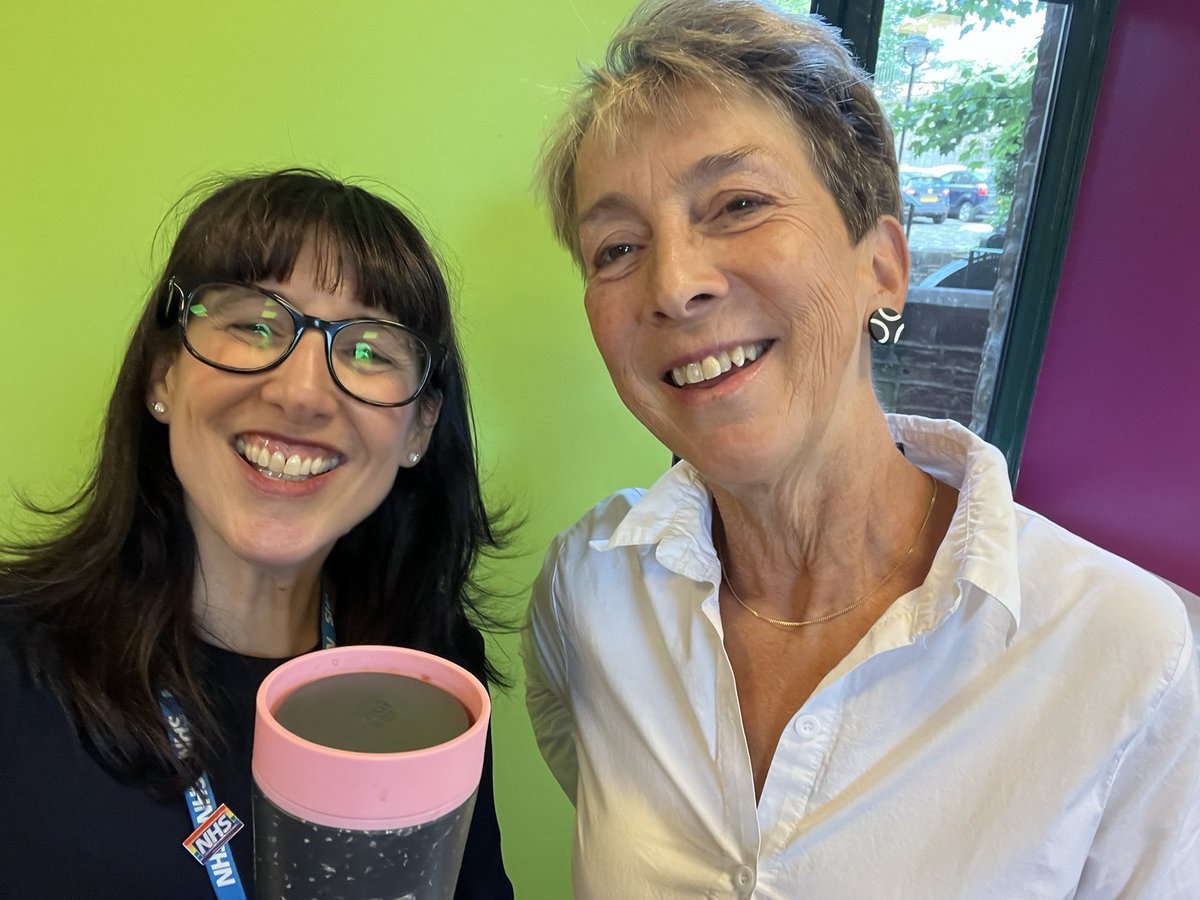 NHSWYChair's tweet photo. Thanks @BDCFT @theresepatten13 and colleagues for holding today a learning visit on children and young people’s mental health services in @ActAsOneBDC with @BeckyMalby Had some #NHS75birthday #BigTea moments too.@WYpartnership https://t.co/Fqbt8RNoBf
