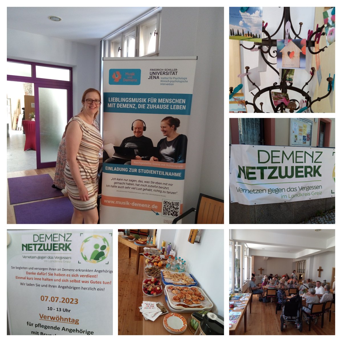 MusikundDemenz's tweet photo. Im Rahmen der Woche der #pflegendeAngehörige #twpa konnten wir heute in @greiz als Partner der #lokaleAllianzfürMenschenmitDemenz beim #verwöhntag unser #musikunddemenz Projekt vorstellen @diakonie @UniJena @GKV_SV https://t.co/u3ab4MPdR7