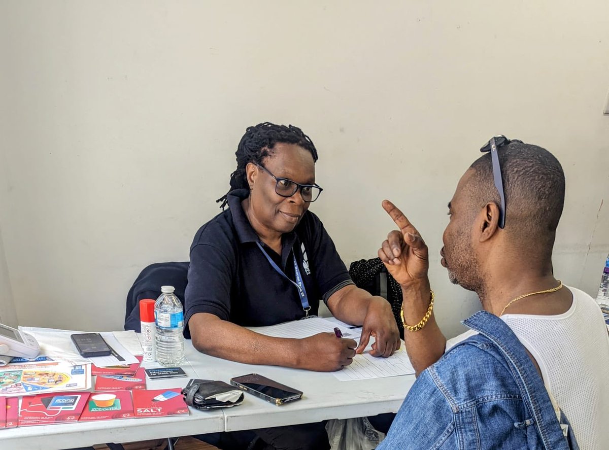 atbeaconproject's tweet photo. People want to talk to health professionals in trusted spaces. Our fantastic nurse Claudette can be found every Friday 1-5pm at Levels Hair & Beauty, Streatham High Road @LambethTogether #makingeverycontactcount https://t.co/88QUACrnNe