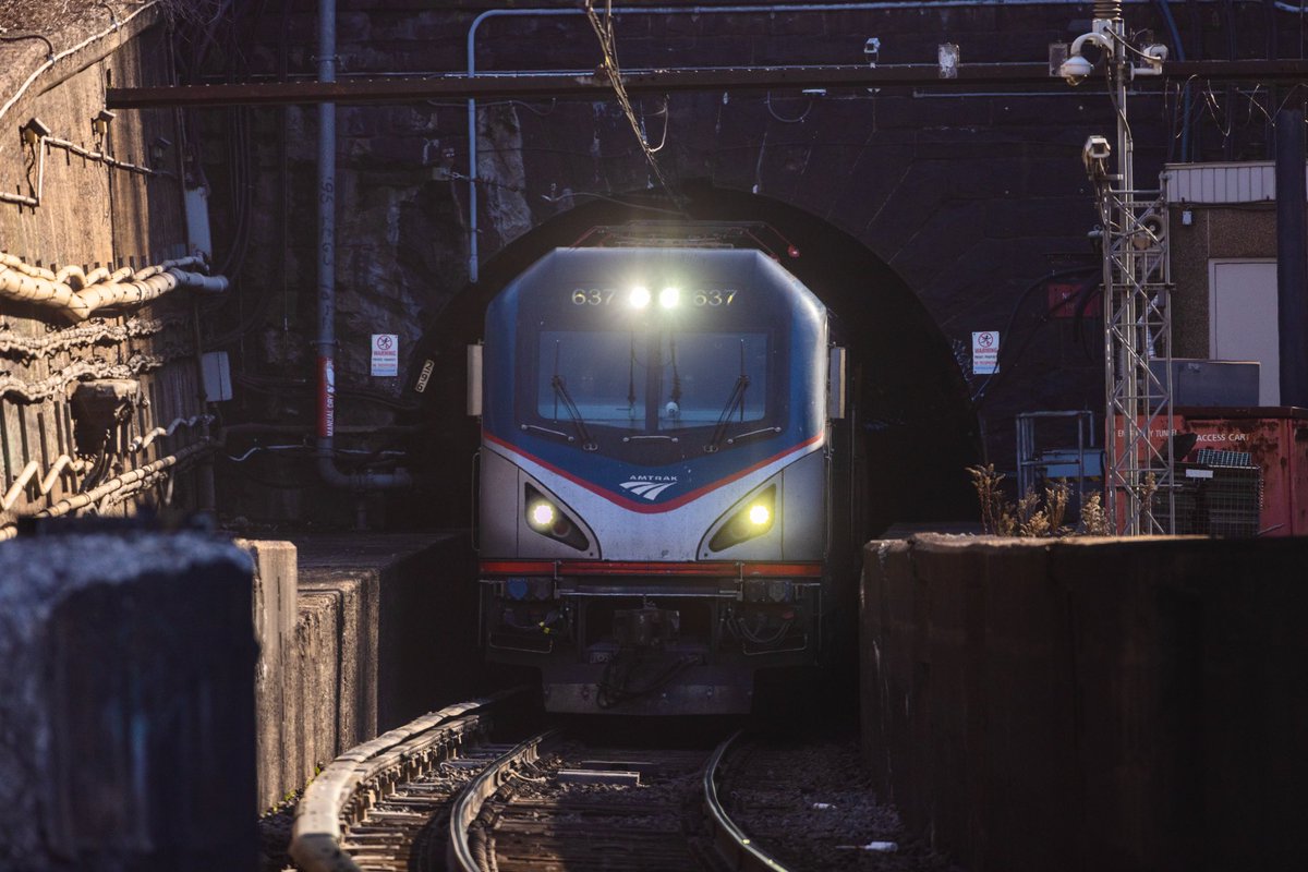 AmtrakNewEra's tweet photo. The Hudson Tunnel is one step closer to getting built, thanks to $6.88B in CIG funding- the largest federal transit investment in US history!

We applaud the Biden Administration, @SenSchumer, and Congress for their commitment to investing in America's infrastructure. https://t.co/6vCF7xeqp1