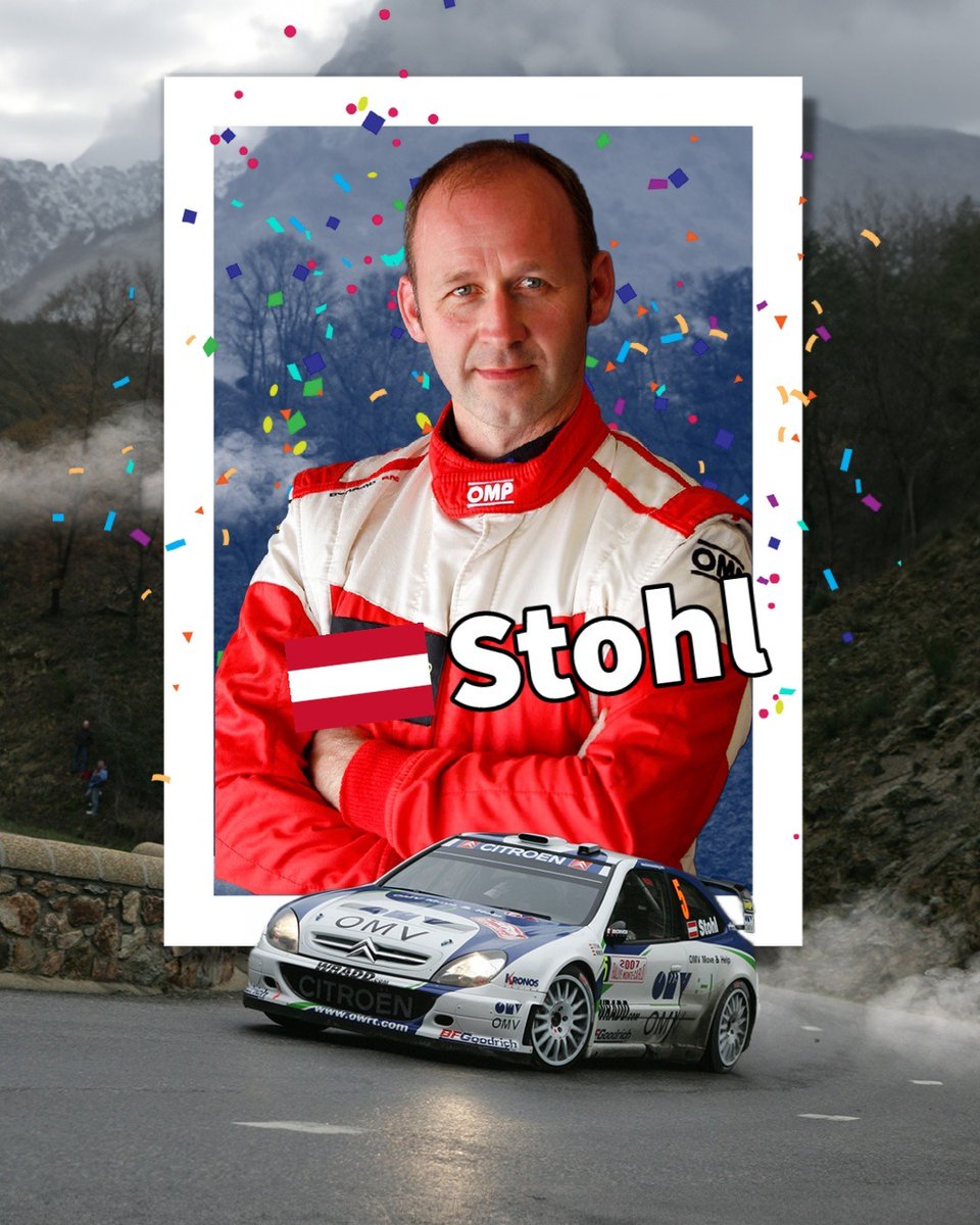 _SoloRally's tweet photo. Hoy es el 51 cumpleaños del piloto austriaco Manfred Stohl.
Alles Gute zum Geburtstag! 🎂
#Rally #RallyCar #Stohl #XsaraWRC https://t.co/rWb0IdtSRm