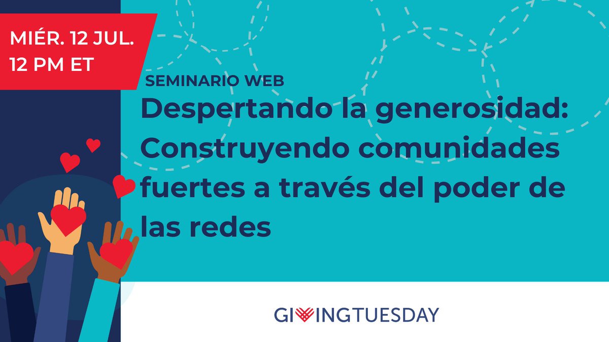 [SEMINARIO] ¡Descubre el poder de los movimientos comunitarios en #GivingTuesday! Únete a nuestro seminario web y aprende cómo cultivar la generosidad en tu comunidad. Escucha historias inspiradoras y estrategias para activar tu red. ¡Regístrate ahora!

givingtuesday.org/event/igniting…