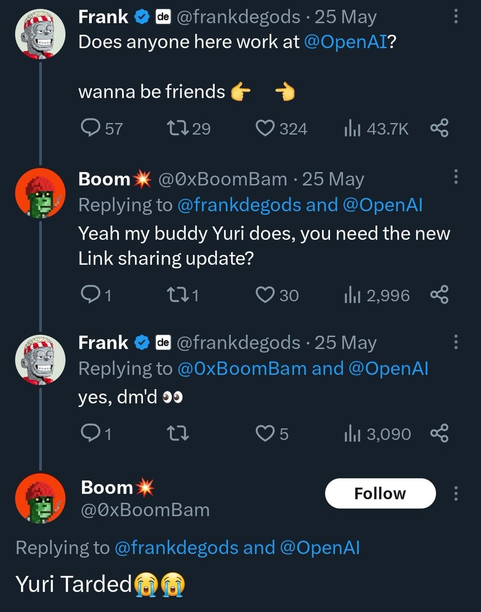 Muncheds2's tweet image. The funniest nft interaction so far 
For me