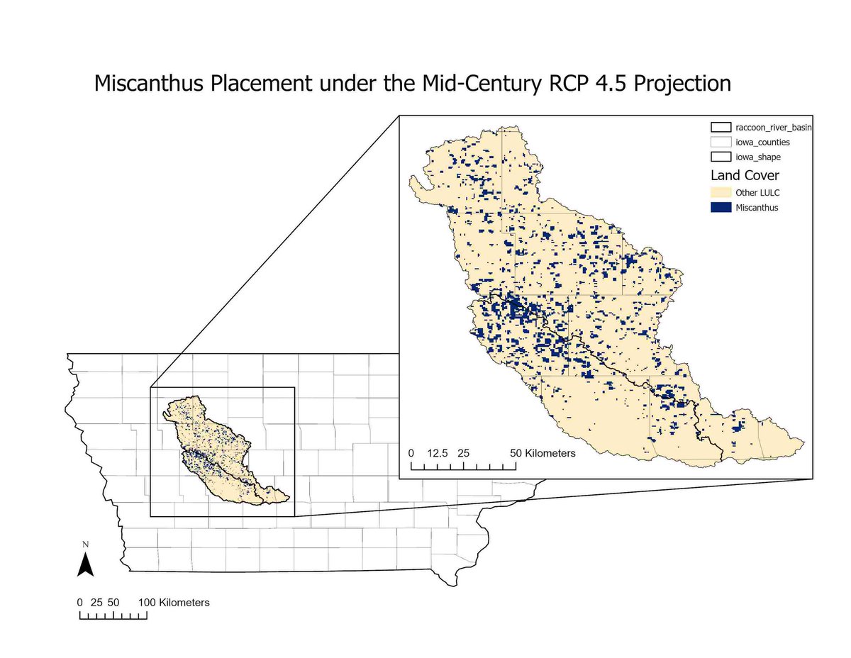 || NEW RESEARCH ||
Field‐scale analysis of #miscanthus production indicates climate change may increase the opportunity for water quality improvement in a key Iowa watershed

📄 bit.ly/3rne251
<a href="/KelsieFerin/">Kelsie Ferin</a> <a href="/avanloocke/">Andy VanLoocke</a> <a href="/CABBIbio/">CABBI</a>