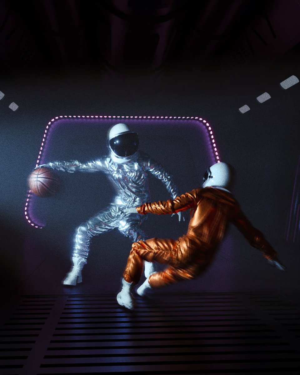 MikeFogg24's tweet photo. GM wit a cross over.
#Spacehoops https://t.co/iRLPQfnTcy