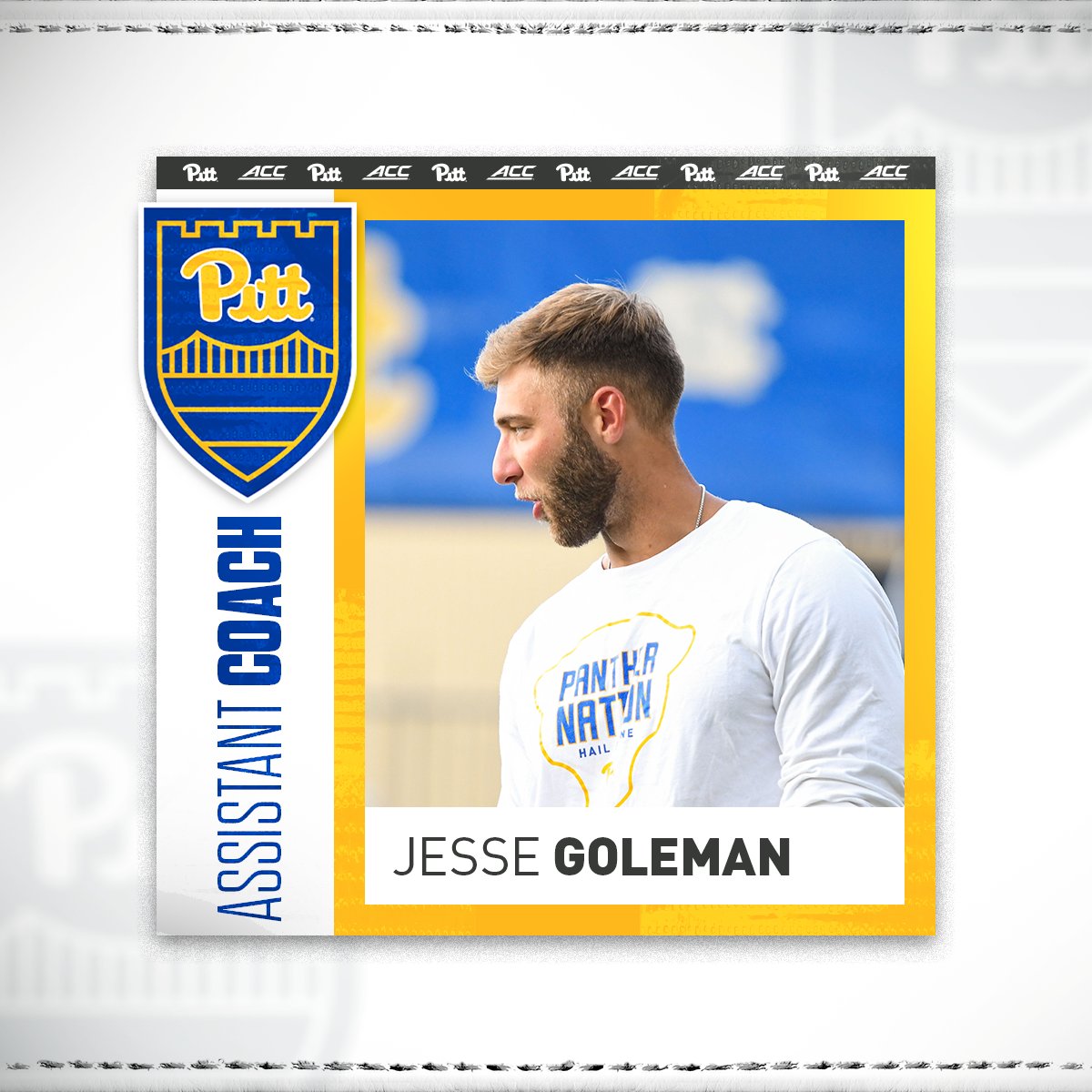 𝘼𝙎𝙎𝙄𝙎𝙏𝘼𝙉𝙏 𝘾𝙊𝘼𝘾𝙃: Jesse Goleman

Congrats on the well-deserved promotion, <a href="/jesse_goleman/">Jesse Goleman</a> !!

📰: bit.ly/3CZxO9o

#H2P