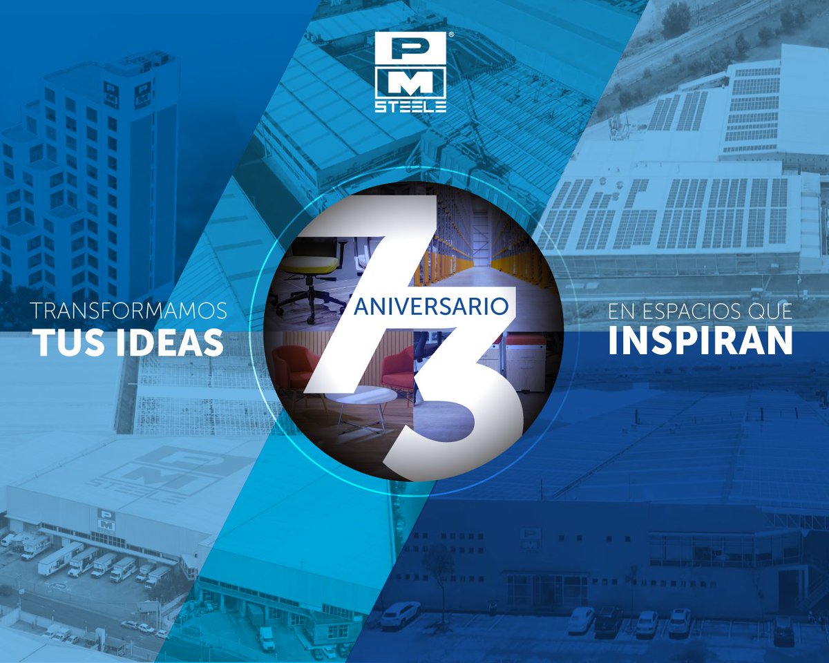PMSteeleMX's tweet photo. 🎉✨ ¡73 años de grandeza en PM STEELE®! 🎉✨
Hoy celebramos el pasado y miramos emocionados hacia el futuro. ¡Estamos preparados para enfrentar nuevos desafíos y alcanzar aún mayores hitos juntos!
¡Felices 73 años! 🥳💪
#PMSTEELE73 #Aniversario #PMSTEELE #Excelencia https://t.co/RxP41DOGxz