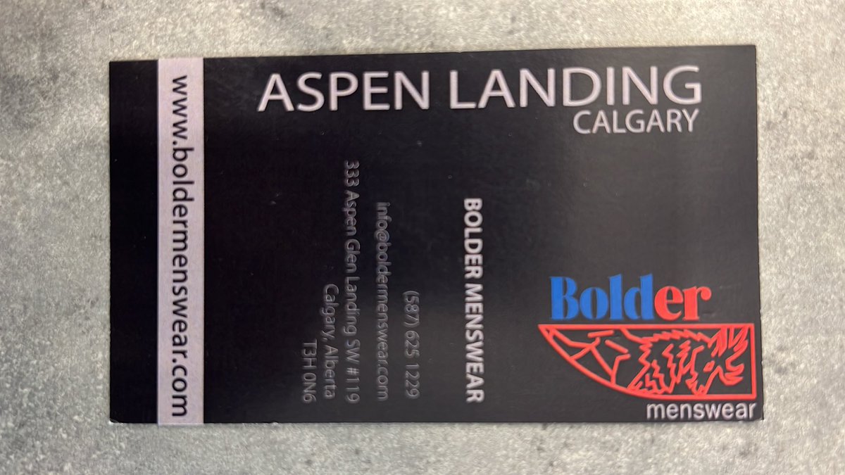 JustinPupetz's tweet photo. #HiddenGems alert.

I have came across one of the best  #mens clothing store in #yyc /#Calgary   Location is 333 Aspen glen landing SW calgary #alberta https://t.co/PUKTynkwWI