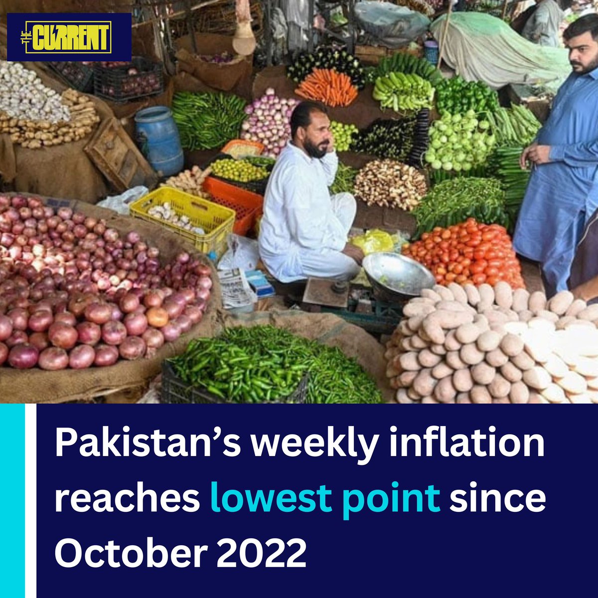 TheCurrentPK's tweet image. The Sensitive Price Indicator (SPI) recorded a weekly inflation increase of 0.70 per cent, reaching 28.55 per cent on a year-on-year basis for the week ending June 6.

Read more: thecurrent.pk/weekly-inflati…

#TheCurrent #InflationUpdate #PriceChanges #SPI #WeeklyInflation