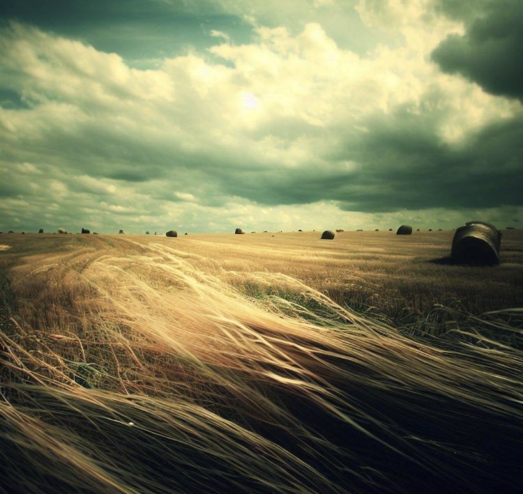 JourneyT0TheSon's tweet photo. A simple prompt to start this Friday! It’s almost the weekend #aiartcommunity! #WhisperingGrass #BreezyMeadows #HayfieldSerene #DancingWinds #RustlingHarmony
Windy hayfields https://t.co/ffvS59iITt