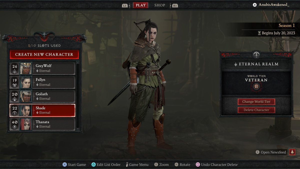 TheGreyW0lf's tweet photo. #PS5Share, #DiabloIV https://t.co/nJ9PfUt302