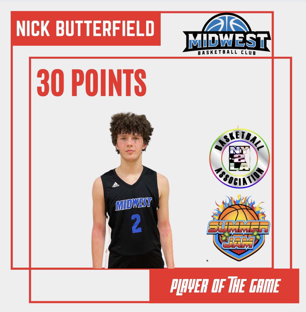 Midwest-McElroy showing out this morning <a href="/ny2labasketball/">NY2LA Basketball</a> Summer Slam with a 66-59 win against Midpro South 

Another big time player <a href="/nickbutter2006/">Nick Butterfield</a> making things happen. <a href="/MidwestBBClub/">Midwest Basketball Club</a> <a href="/MBCgrassroots/">Midwest Basketball Club - Pumas</a> <a href="/Ohio_Basketball/">OhioBasketball.com</a> <a href="/MidwestDirector/">MWBC Gilliland</a>