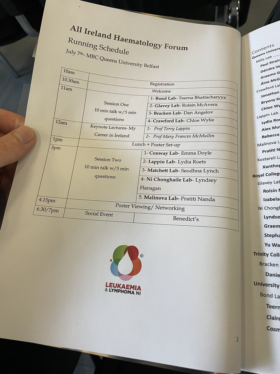 Ilievangelov1's tweet photo. Great to speak at this inaugural @AllIrelandHaem forum. Really well run and great talks from everyone. Fantastic to see all the brilliant science going on in Irish Haematology. Well done @DeirdraV and all involved in organising! #AIHF2023 https://t.co/TVf48fOA8M