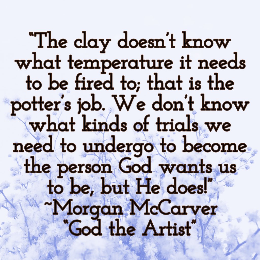 #BookQuoteFriday
#MJAuthor
#CeramicArtist
#GodtheArtist
#MorganJamesPublishing
#MorganMcCarverPorcelain
#InspirationalQuote
#ChristianInspiration
#ChristianInspirationalQuote
#Creativity
#CreateEveryday
#Clay
#Ceramics
#Pottery
#CreativityInspiration
#NonFiction2023
#firstbook