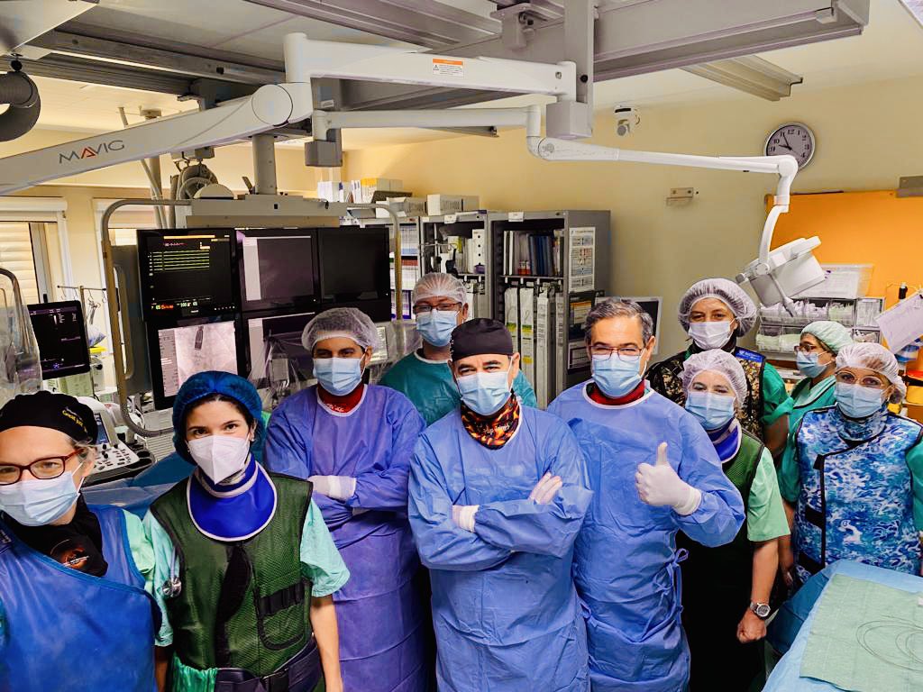 JorgeG_71's tweet photo. 07JUL23, beginning of the Percutaneous Structural Cardiac Intervention with the Closure of two cases of Patent Foramen Ovale, at Centro Hospitalar de Leiria, EPE. A day that will go down in the history of the evolution of the Cardiovascular Intervention Unit of this Institution. https://t.co/P28tazCPVN