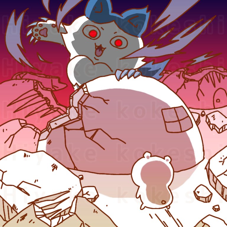 はちわれの肉球 本日のちい虐コーナー(No.39) 進撃のハチワレ💥💥💥 元ネタはコメント