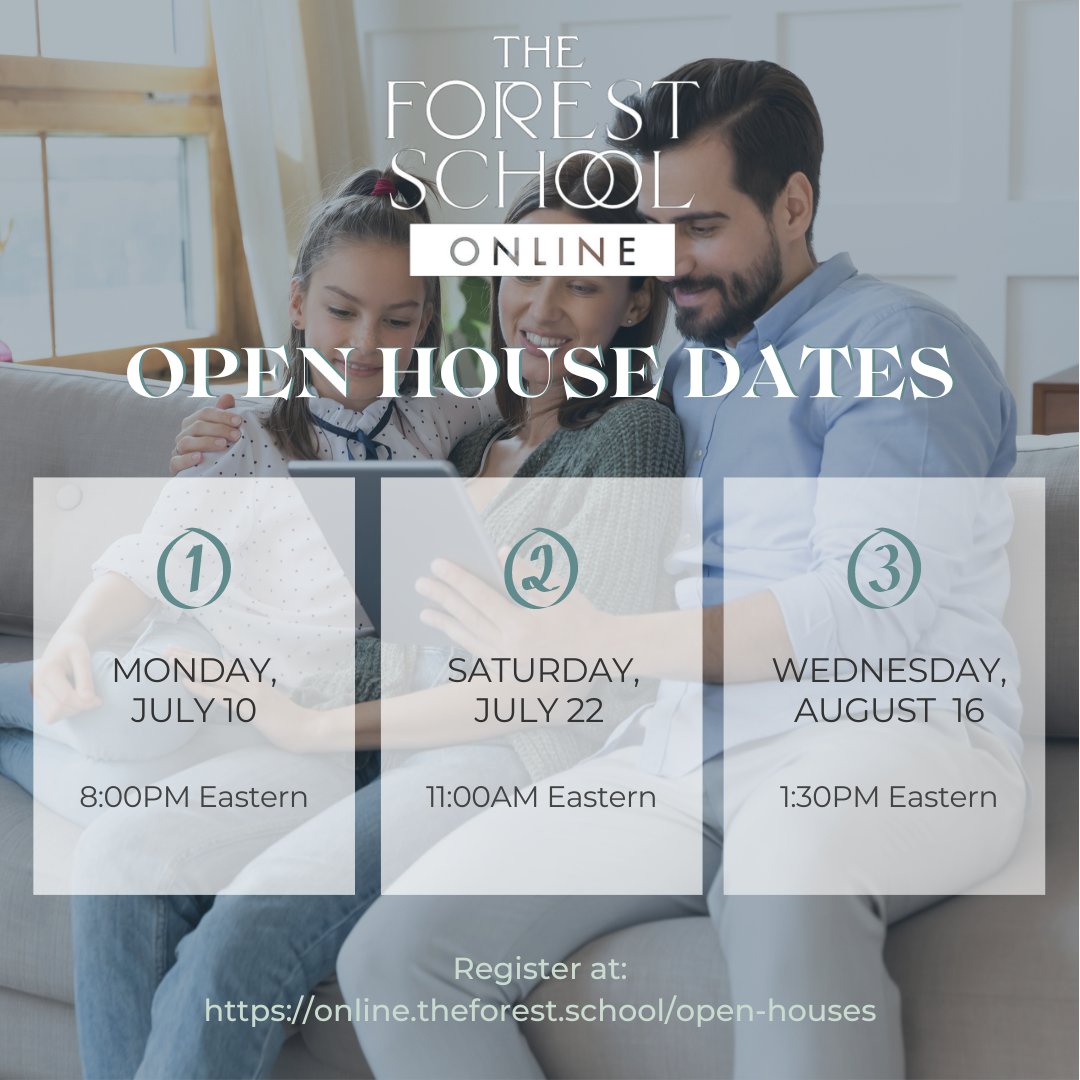 fso_online's tweet photo. Join The Forest School Online for one of our upcoming virtual Open House events. We'll share what it's like to be apart of an accredited online international school, where learners direct their own learning.
https://t.co/taaE2KqJDe https://t.co/BYPXbTEdNj