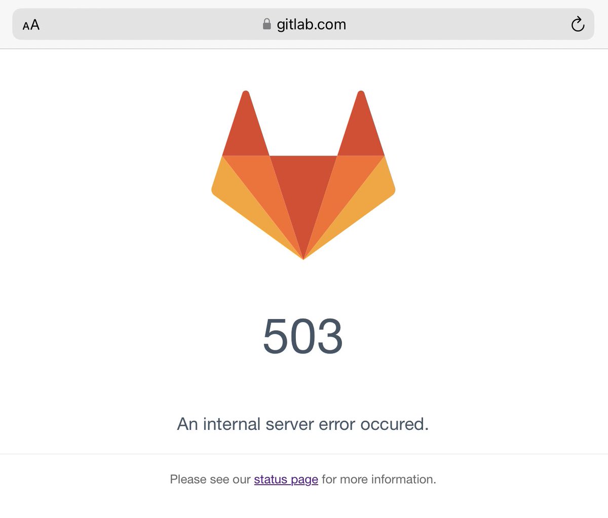 majornetwork's tweet photo. @gitlab is down https://t.co/olHQsDlkvK
