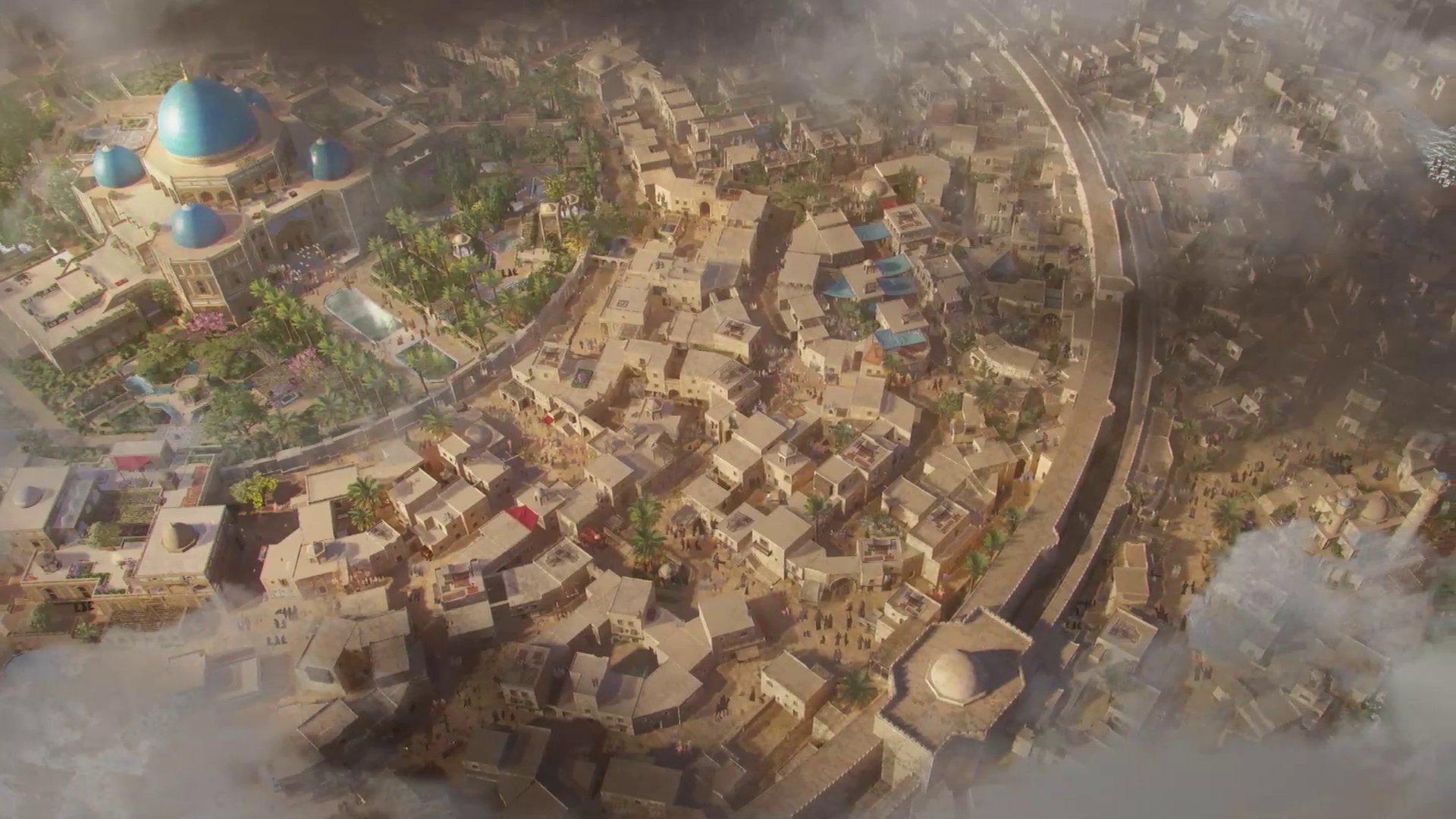 Assassin's Creed Origins - Bird's Eye View of Full Map