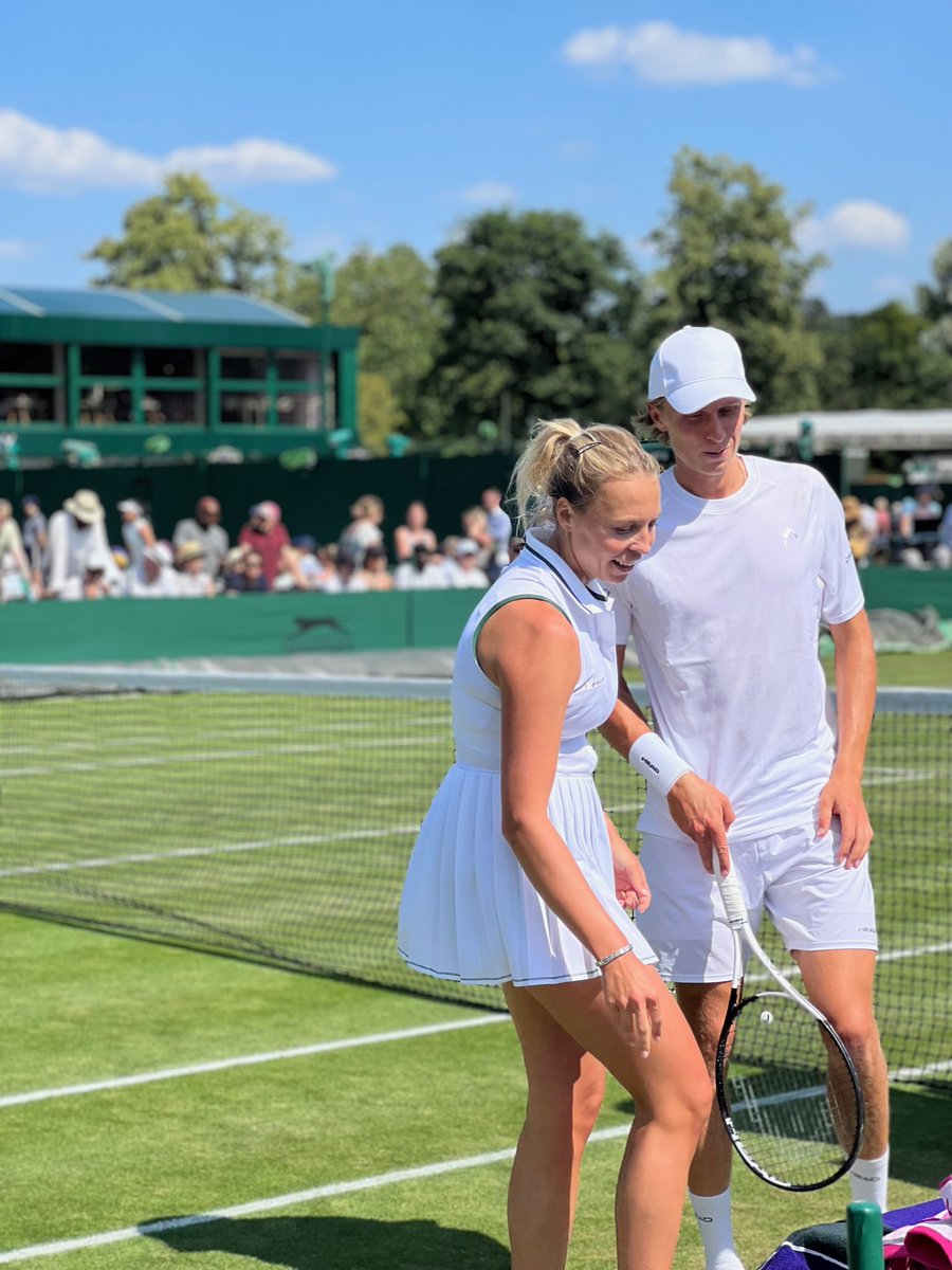 Anett, thank you for sharing the court with me today - it was a privilege. 

You are and have been such a great role model for tennis, especially in Baltics and also in Nordics. Enjoy and all the best for the future 🙌🏼