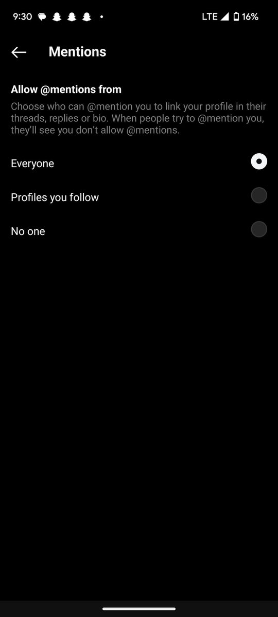 mufeedrahmankm's tweet photo. It's nice that users can control who can mention them and reply within their #Threads
@threadsapp #Threadsapp https://t.co/qBSGGe8cyw
